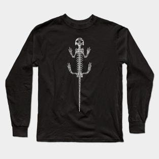 Salamander Skeleton Long Sleeve T-Shirt